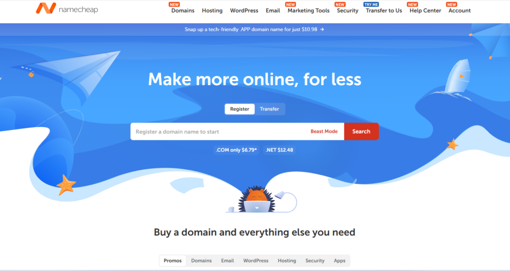 Best WordPress Hosting - namecheap