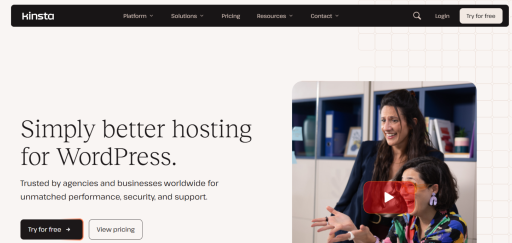 Best WordPress Hosting - kinsta